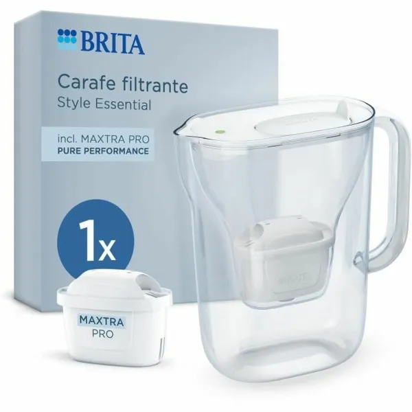 Suodatinkannu Brita Style Essential Valkoinen Läpinäkyvä 2,4 L