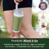 Blenderis-Krūze Cuisinart PBL100E Blast&Go 120 W Balts 500 ml