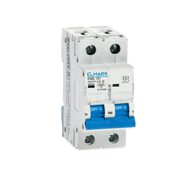 MINIATURE CIRCUIT BREAKER C101L/10A 2P CURVE C