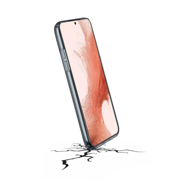 Cellularline Clear Strong - Samsung Galaxy S23+ case with antibacterial protection (transparent)