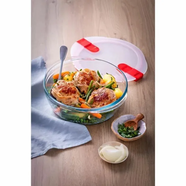 Контейнер для сохранения пищевых продуктов Pyrex Cook & Heat 1,1 L Прозрачный 3 Предметы