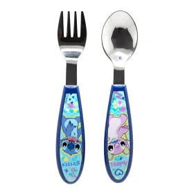 Stalo įrankių rinkinys ThermoBaby LILO & STITCH Mėlyna Turkis Metalinis Nerūdijantis plienas 2 Dalys