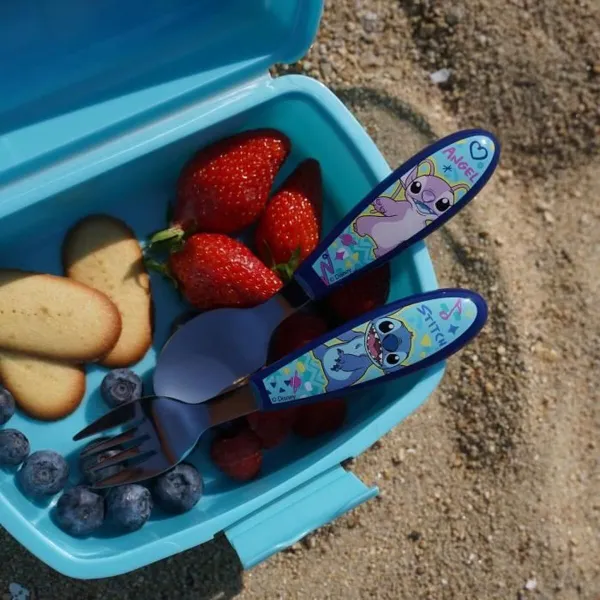 Aterinsetti ThermoBaby LILO & STITCH Sininen Turkoosi Metalli Ruostumaton teräs 2 Kappaletta