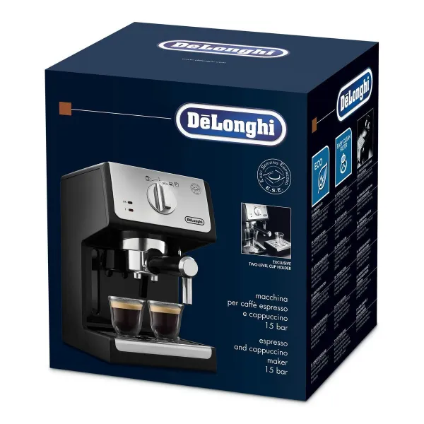 Manuaalinen pikakahvinkeitin DeLonghi ECP 33.21 Musta 1100 W 1,1 L