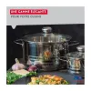 Saucepans Fackelmann Elo Brillant Steel 1,75 L 1,25 L 2 Pieces
