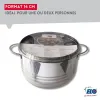 Saucepans Fackelmann Elo Brillant Steel 1,75 L 1,25 L 2 Pieces