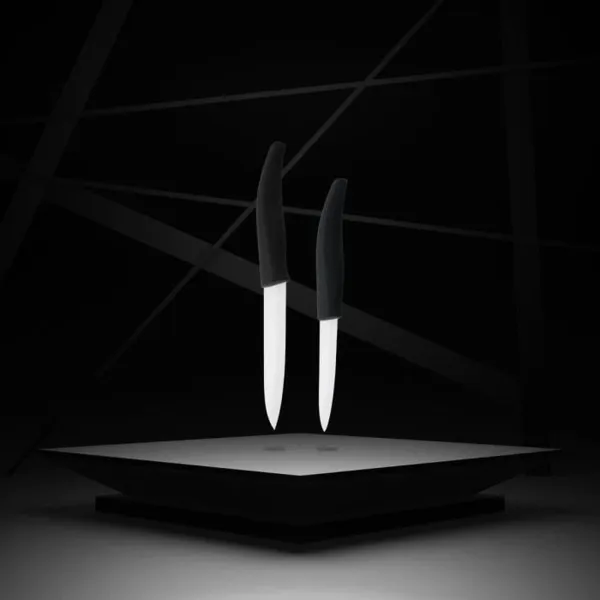 Knife Set Nirosta Ceramic 2 Pieces