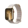 Crong Eclipse - Magnetic Leather Apple Watch Band 38/40/41/42mm (Beige)