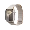 Crong Eclipse - Magnetic Leather Apple Watch Band 38/40/41/42mm (Beige)