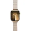 Crong Eclipse - Magnetic Leather Apple Watch Band 38/40/41/42mm (Beige)