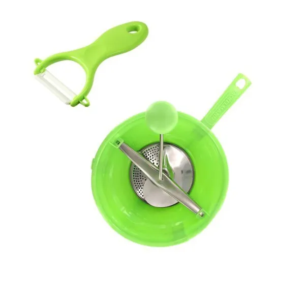 Dārzeņu Mizotājs un Rīvētājs Fackelmann Vert Keramika Nerūsējošais tērauds Plastmasa 20 x 40 x 30 cm 2 Daudzums