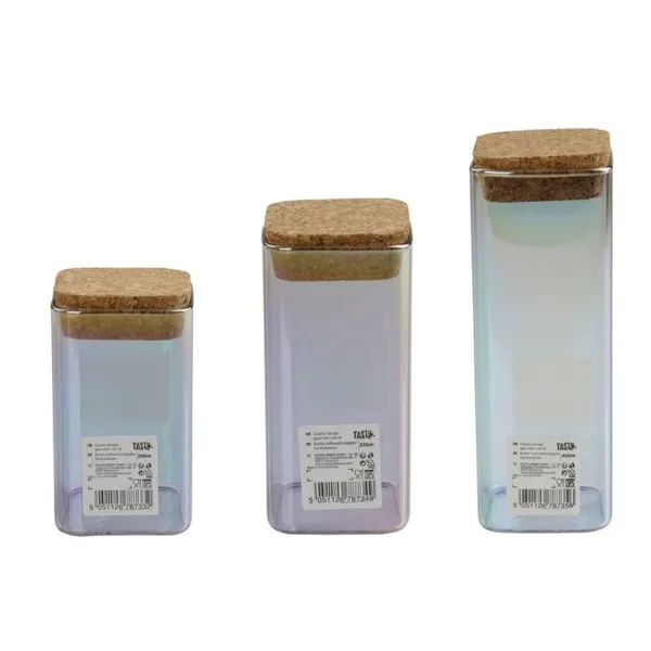Набор из 3 банок Fackelmann Tasty Green Зеленый 450 ml 3 Предметы