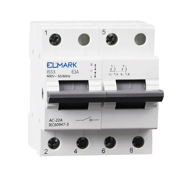 ISS3 CHANGEOVER SWITCH 1-0-2 2P/125A