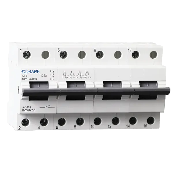 ISS3 CHANGEOVER SWITCH 1-0-2 4P/125A