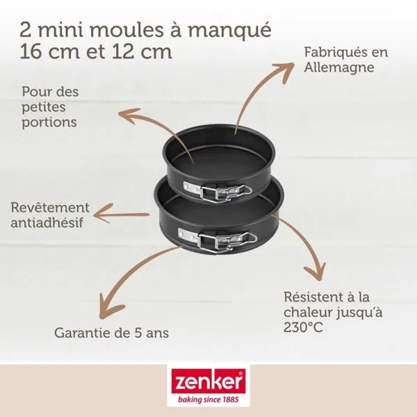 Комплект разборных форм Zenker 2 Предметы