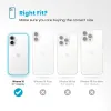 Speck Presidio Perfect-Clear ClickLock & MagSafe - iPhone 16 Case (Clear / Chrome Finish / Serene Silver)