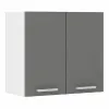 Keittiökalusteet 60 x 31 x 55 cm Harmaa Melamiini PVC Ąžuolas