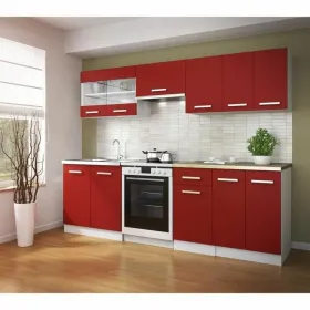 Keittiökalusteet Punainen PVC Muovinen Melamiini 40 x 31 x 55 cm