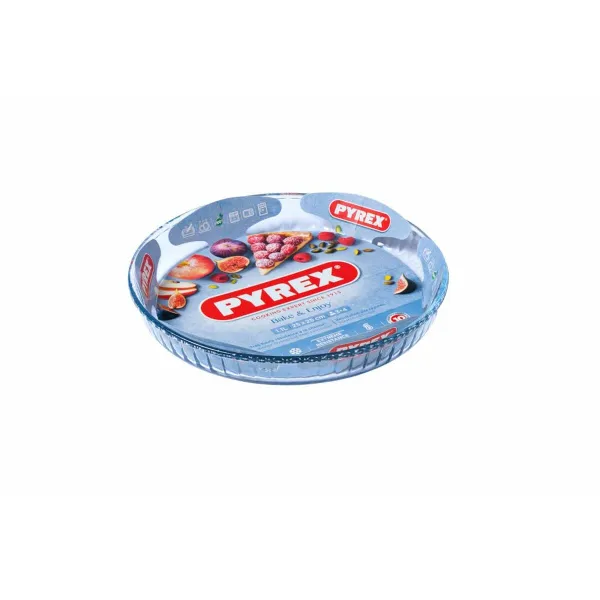 Cake Mould Pyrex 1040902 27 cm 28 x 28 x 4 cm 28 x 4 x 28 cm Transparent Glass