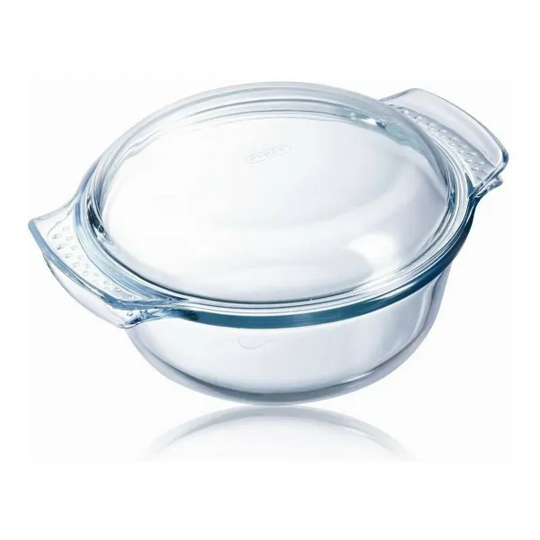 Lasikannellinen vuoka Pyrex 118A000/5043 Läpinäkyvä Lasi