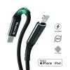 Crong Armor Link - USB-C Lightning Fast Charging MFi Cable 150cm (black)