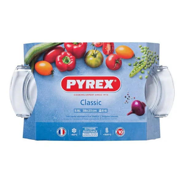 Форма для выпечки Pyrex 1040712 Белый Прозрачный Каленое стекло 6 L 4,5 g 4,5 L