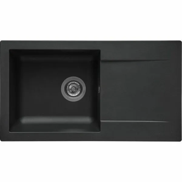 Раковина Stradour 78 x 43,5 cm Матово-черный Чёрный