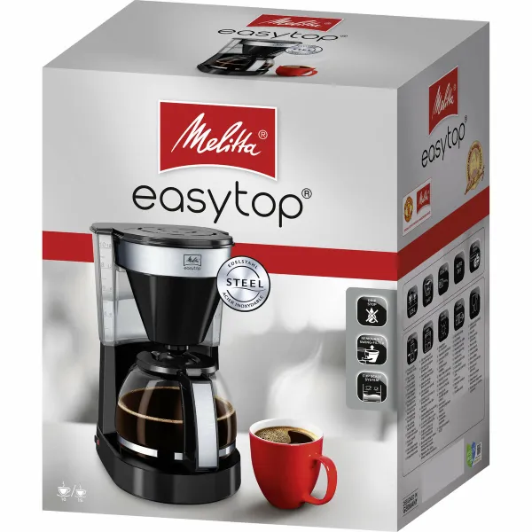 Kahvinkeitin Melitta Easy Top II 1023-04 1050 W Musta 1050 W 1,25 L 900 g