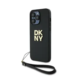 DKNY Wrist Strap Stock Logo - Case for iPhone 14 Pro Max (Black)