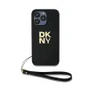 DKNY Wrist Strap Stock Logo - Case for iPhone 14 Pro Max (Black)