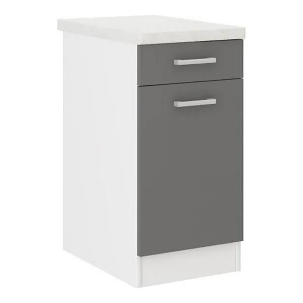 Keittiökalusteet 40 x 47 x 82 cm Harmaa Melamiini PVC