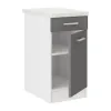 Virtuvės baldai 40 x 47 x 82 cm Pilka Melaminas PVC