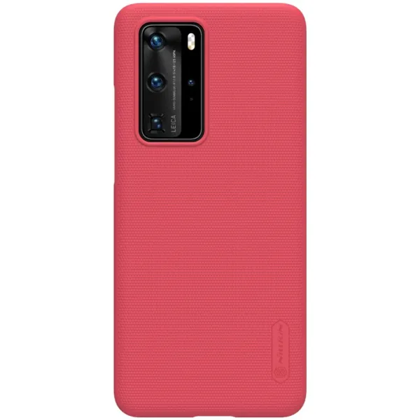 Nillkin Super Frosted Shield - Case for Huawei P40 Pro (Bright Red)