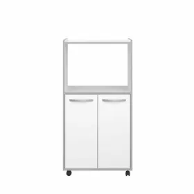 Occasional Furniture Grey Melamin Chromed 60 x 43 x 118 cm