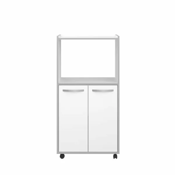 Proginiai baldai Pilka Melaminas Chromuotas 60 x 43 x 118 cm
