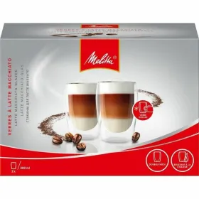 Lasi Melitta Machiatto Läpinäkyvä 300 ml Kahvi (2 osaa)