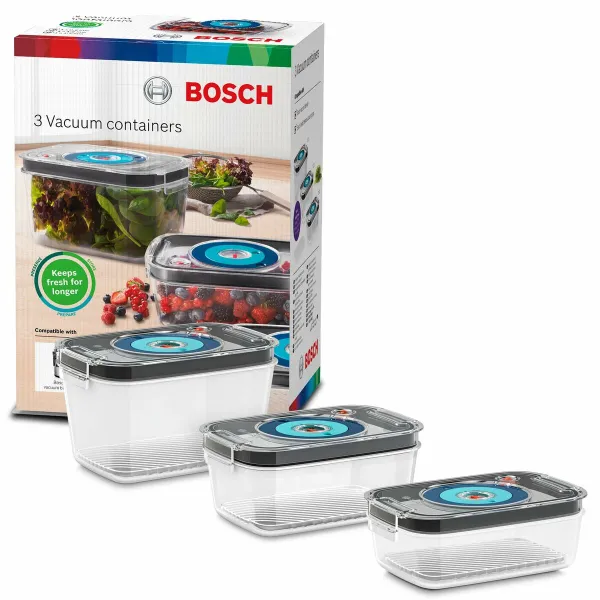 Pusdienu kastīšu komplekts 3 BOSCH Tritan Plastmasa 700 ml 1 L 1,5 L (3 gb.)
