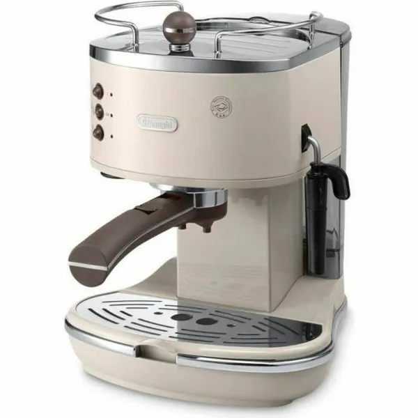Ekspress Rokas Kafijas Automāts DeLonghi AGDM-EKS-DEI-110 Bēšs 1,4 L