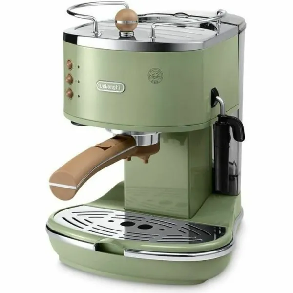 Экспресс-кофеварка с ручкой DeLonghi ECOV 310.GR Зеленый 1,4 L