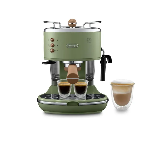 Экспресс-кофеварка с ручкой DeLonghi ECOV 310.GR Зеленый 1,4 L