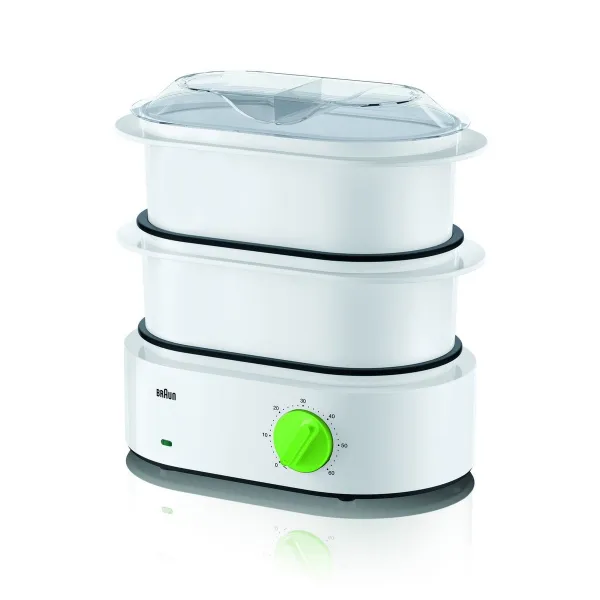 Ruoan Höyrytin Braun FS 3000 850 W Valkoinen/Vihreä Valkoinen Polykarbonaatti 850 W