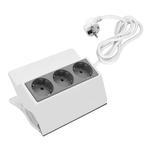 THREE WAY CLIP MULTIPLUG 3x1.0mm2 1.5m