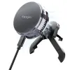 Spigen Essential EV25MFAQ - Magnetic Car Vent Mount with 25W Wireless Charging MagSafe Qi2.2 (Black)
