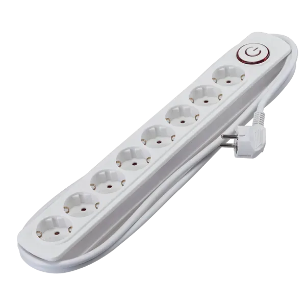 MULTIPLUG EIGHT HOLES 2m H05VV-F 3G1.5mm2+ KEY