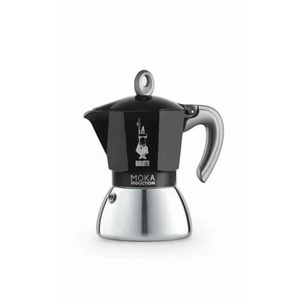 Itāļu Kafijkanna Beurer BIALETTI NEW MOKA 6 Tasītes Melns Metāls Alumīnijs