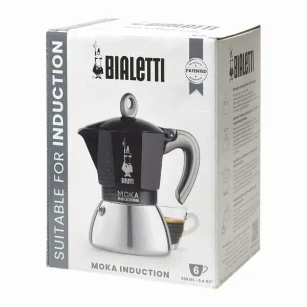 Itališkas Kavinukas Beurer BIALETTI NEW MOKA 6 Puodeliai Juoda Metalinis Aliuminis