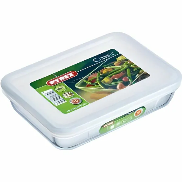 Поднос с крышкой Pyrex 241P000/5016 Белый Прозрачный 800 ml