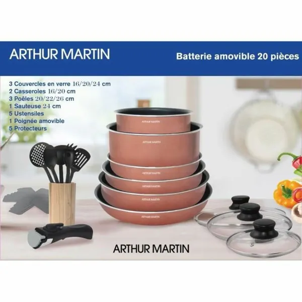 Посудный набор Arthur Martin   20 Предметы