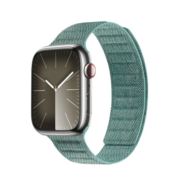 Crong Melange - Magnetic strap for Apple Watch 44/45/46/49 mm (turquoise melange)