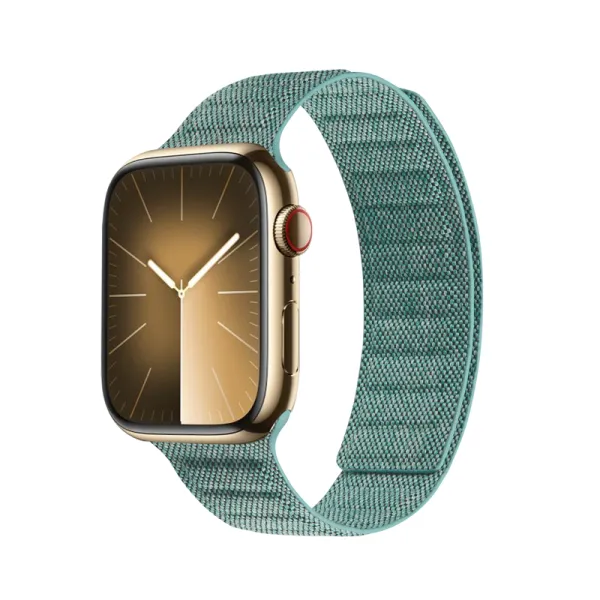 Crong Melange - Magnetic strap for Apple Watch 44/45/46/49 mm (turquoise melange)